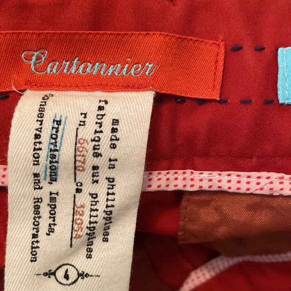 Anthropologie Cartonnier Burnt Orange Charlie Ankle Pants. Size 4 - Picture 11 of 15